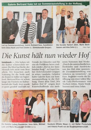 Tiroler Tageszeitung 3. Juli 2021