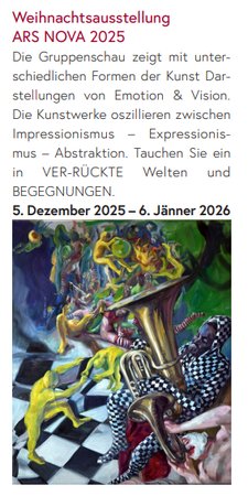 Weihnachtsausstellung ARS NOVA 2025