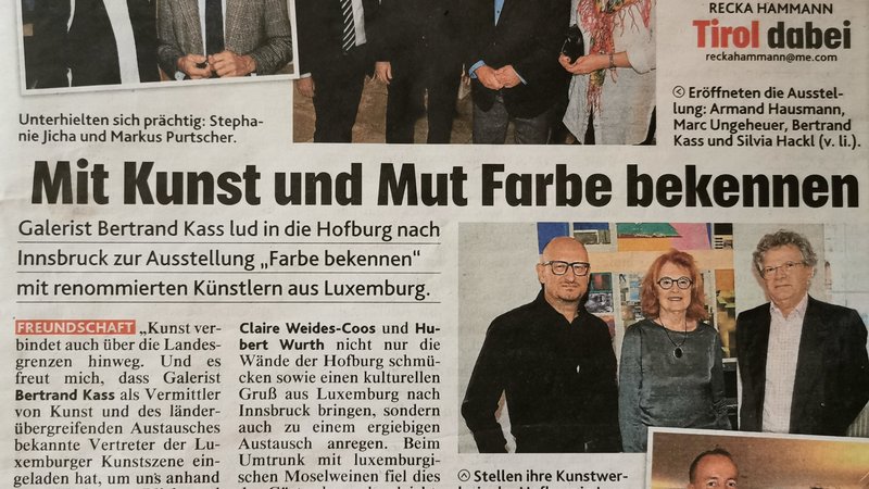 Tiroler Kronenzeitung Hofburg September 2021