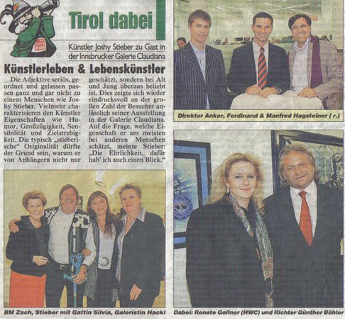 Bericht aus der Krone, Tirol dabei